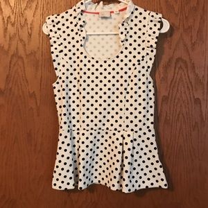 Anthropologie peplum top