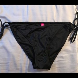 Victoria's Secret Black String Bikini Bottom