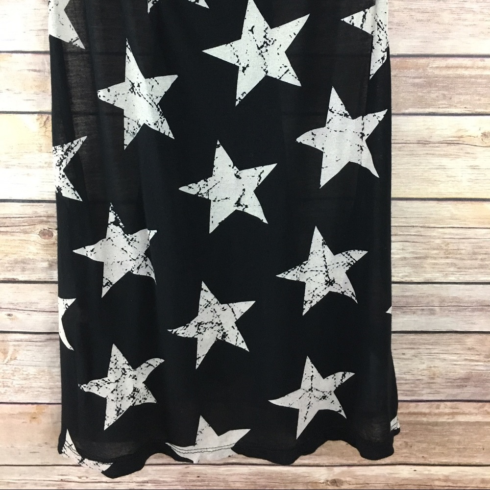 Forever 21 Star Pattern Racerback Tank Top - Picture 4 of 5