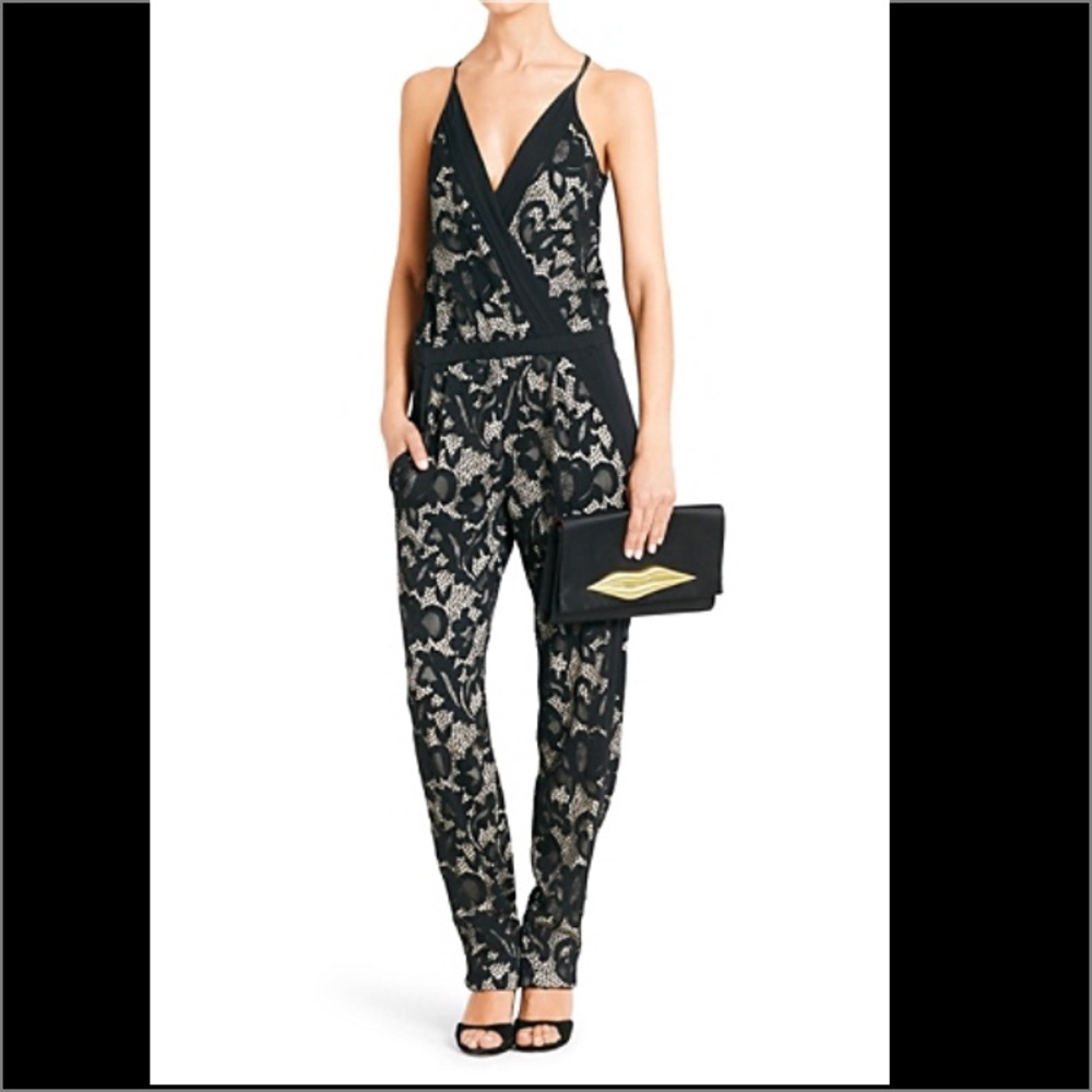 Diane von Furstenberg Floral Lace Jumpsuit, NWT