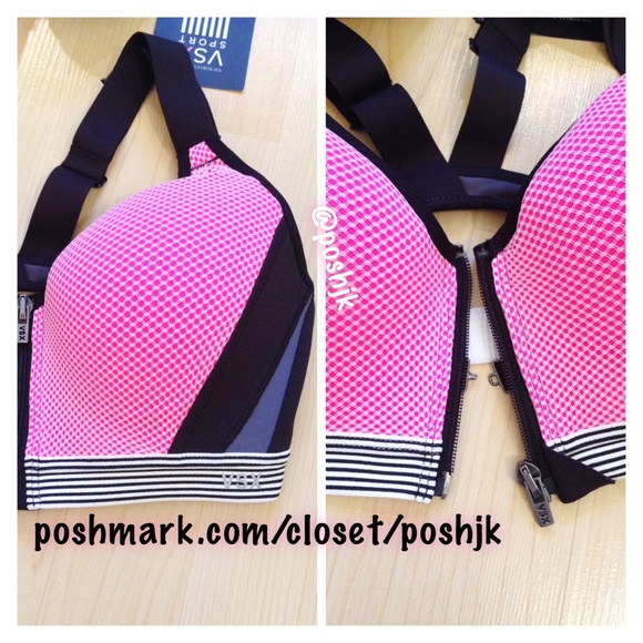 NWT Victoria's Secret Front-Close Sport Bra - Picture 4 of 5
