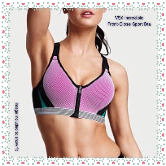 NWT Victoria's Secret Front-Close Sport Bra - Picture 5 of 5