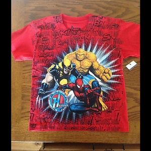 Marvel Heros Graphic Top T-shirt Boys  7
