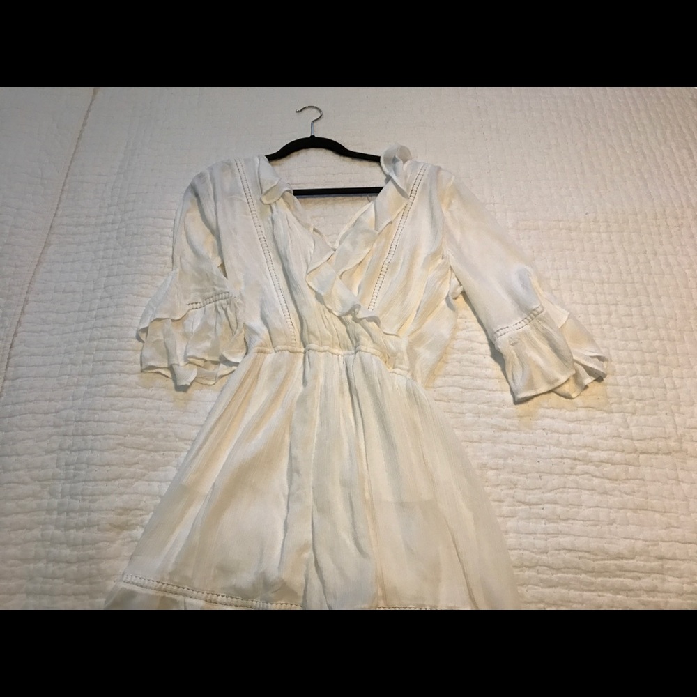 Abercrombie and Fitch white romper