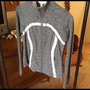 Lululemon Grey Space Dye Zip Jacket
