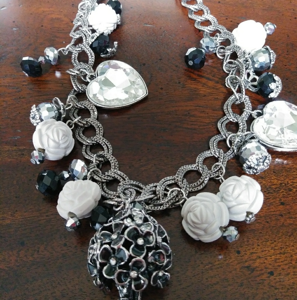 Necklace and earrings