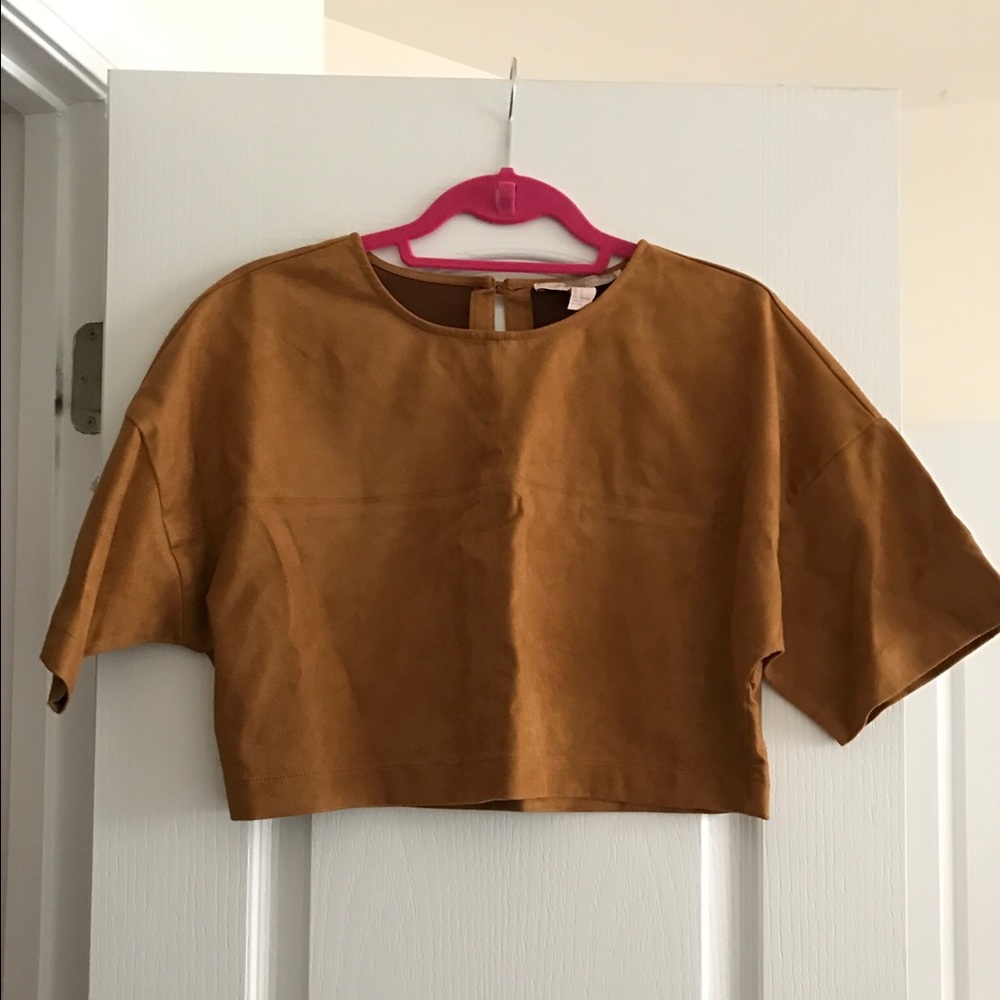 Forever 21 Suede Crop Top