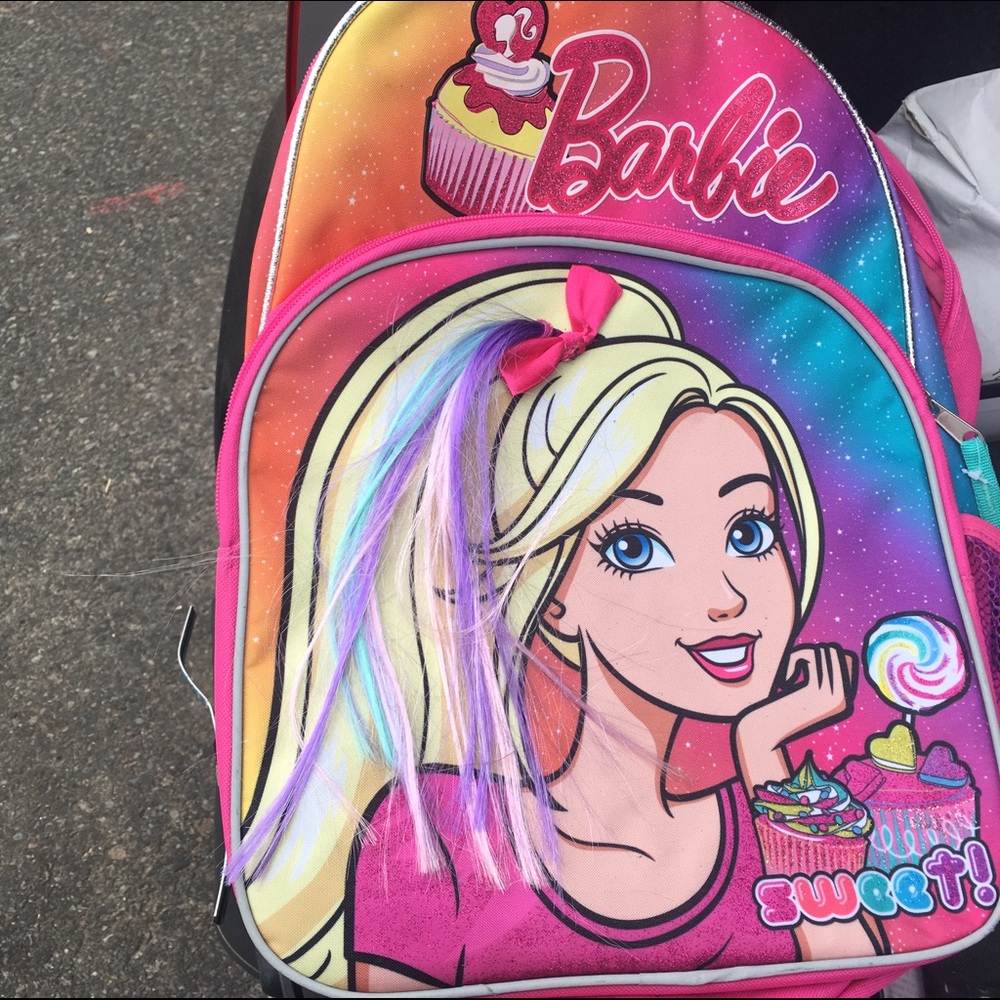 Barbie backpack pink