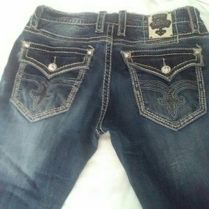 Rock revival jeans size 36w 34 L