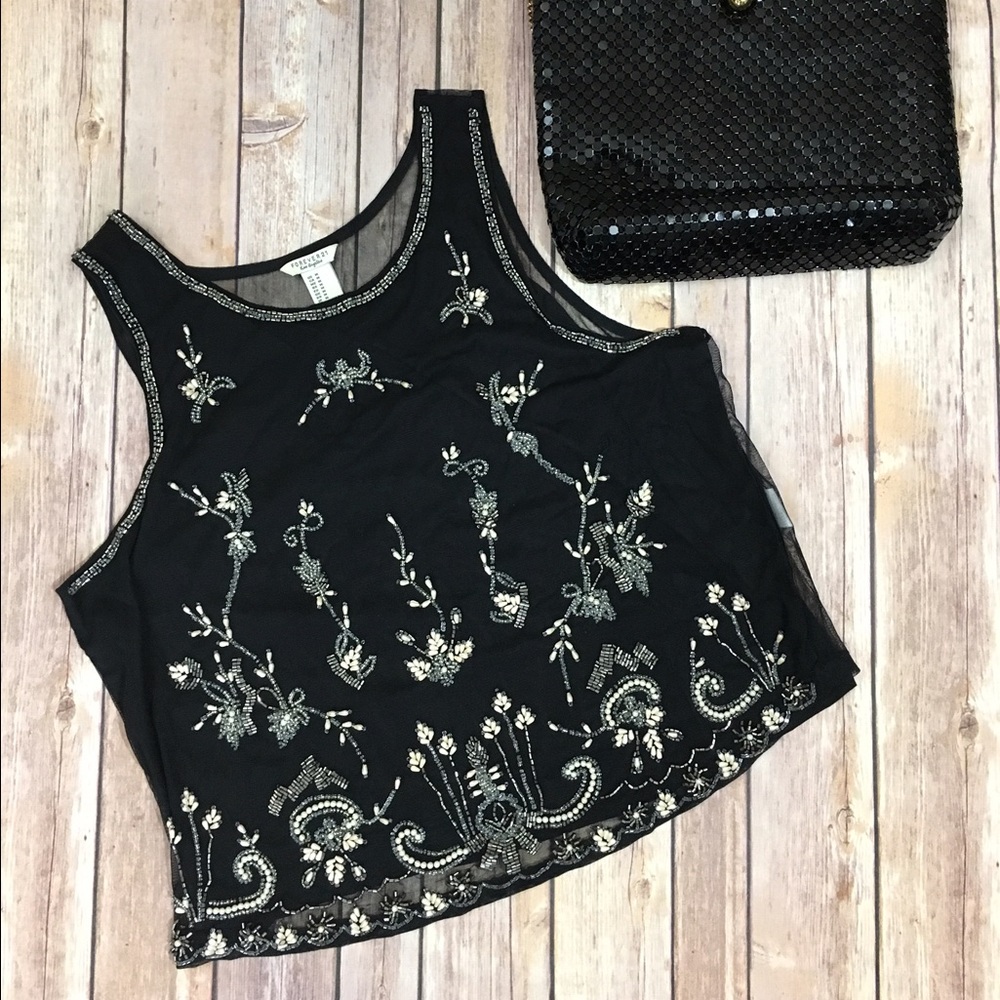Forever 21 Beaded Tank Top Los Angeles