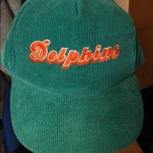 Vintage Miami Dolphins corduroy snap back
