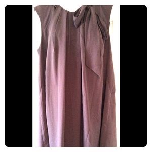 Swing dress with bow