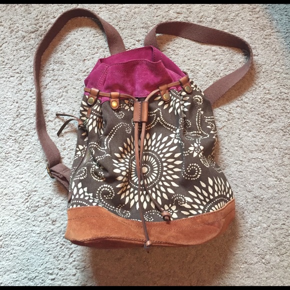 Lucky Brand Handbags - Hippie styled backpack