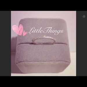 Two 925 Sterling Silver Wedding Band size 8