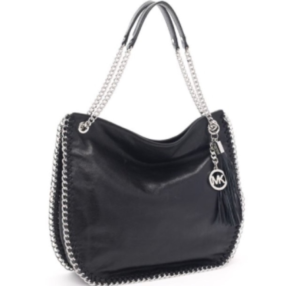 Michael Kors black leather purse