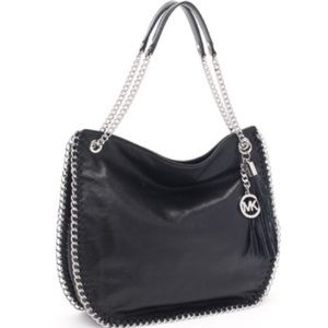 Michael Kors black leather purse