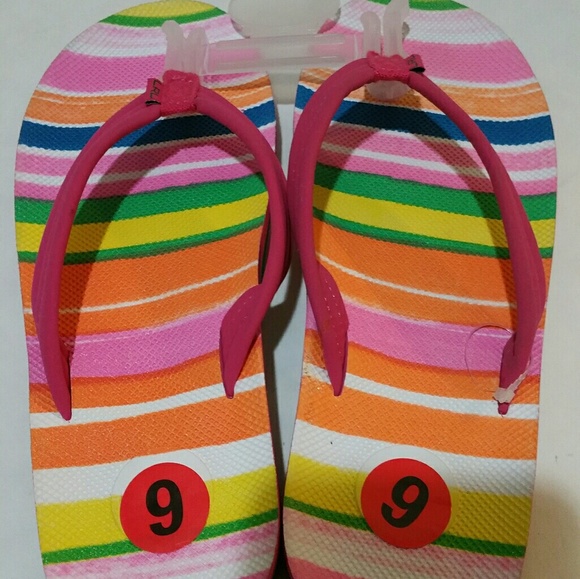 Authentic RALPH LAUREN FLIP FLOP SIZE 9 NWT - Picture 2 of 5