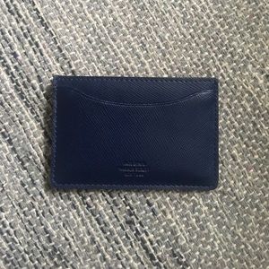Brand new jack spade card holder in navy