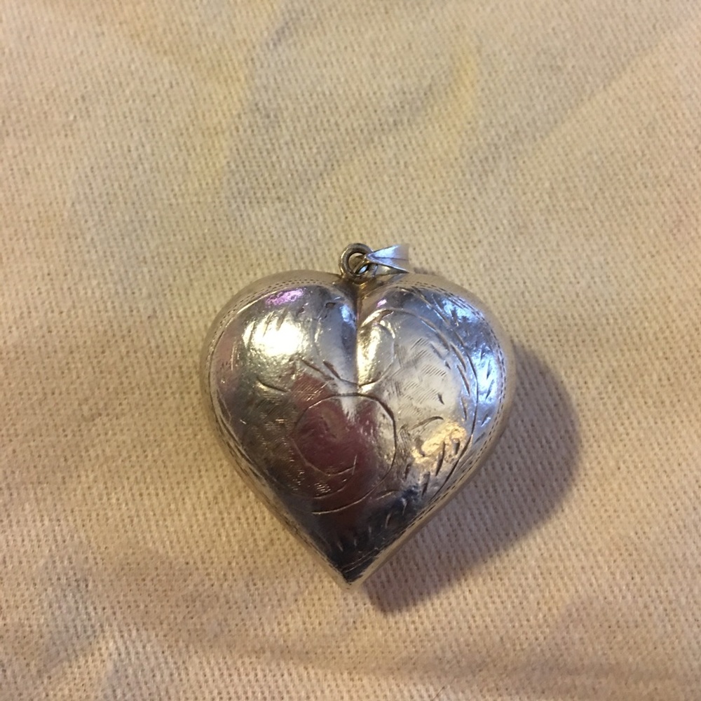 Sterling silver Heart charm