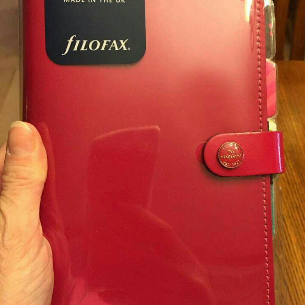 Fushcia personal Filofax