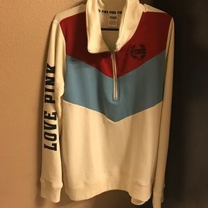 NWOT VS PINK 1/4 Zip Sweatshirt 💓