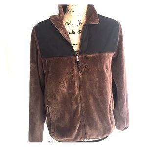 Women's Avalanche Chocolate/black zip up fleece