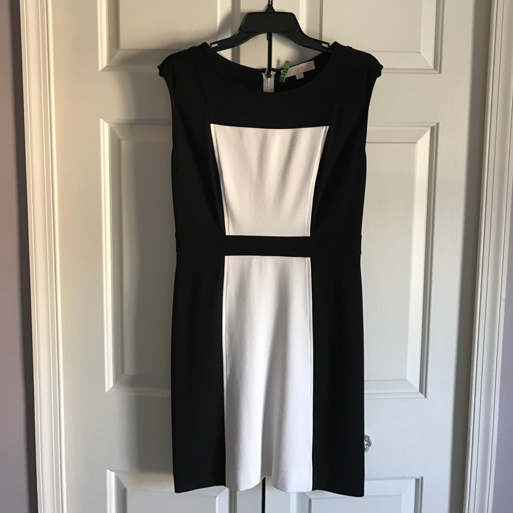 Black and White Ann Taylor Loft dress, size 4.