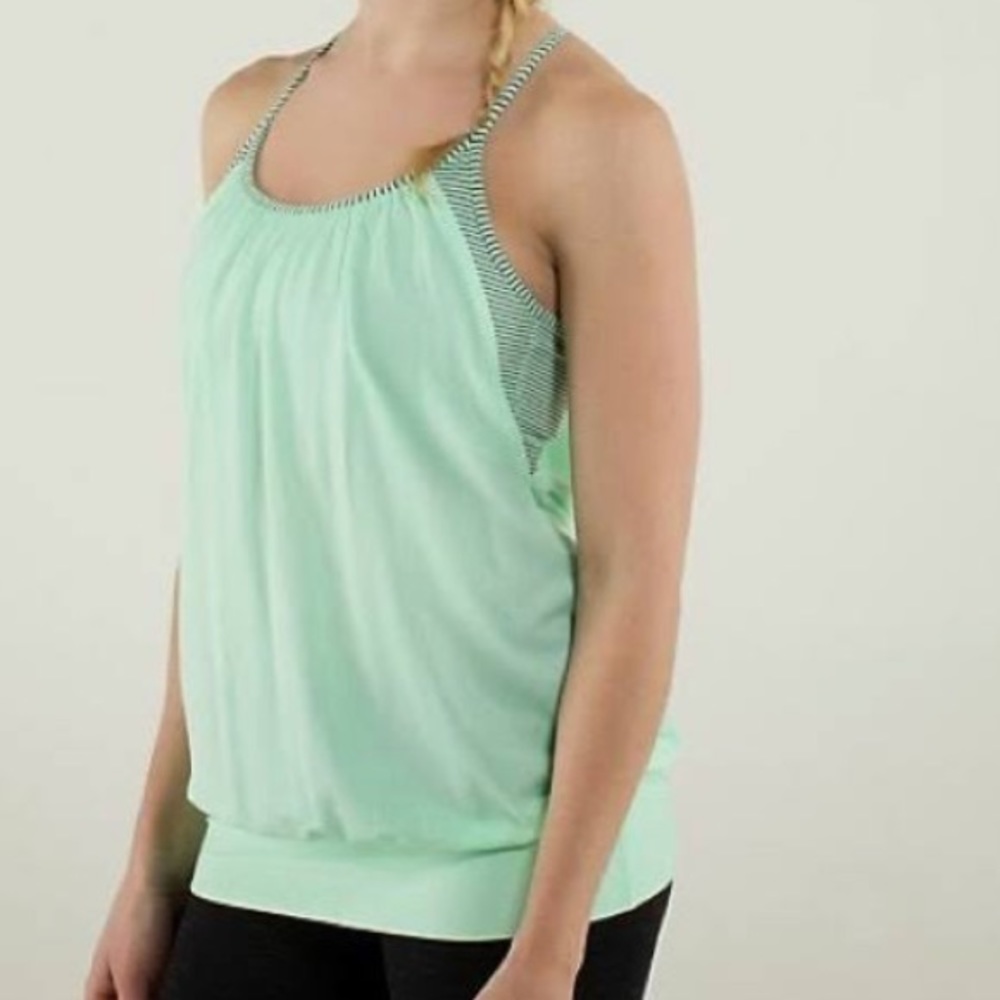 Lululemon no limits tank mint
