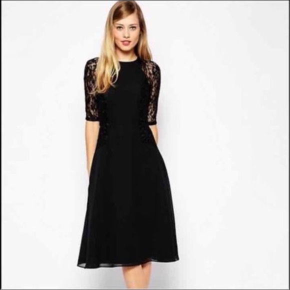 ASOS Dresses & Skirts - Asos Tall Midi Lace Dress