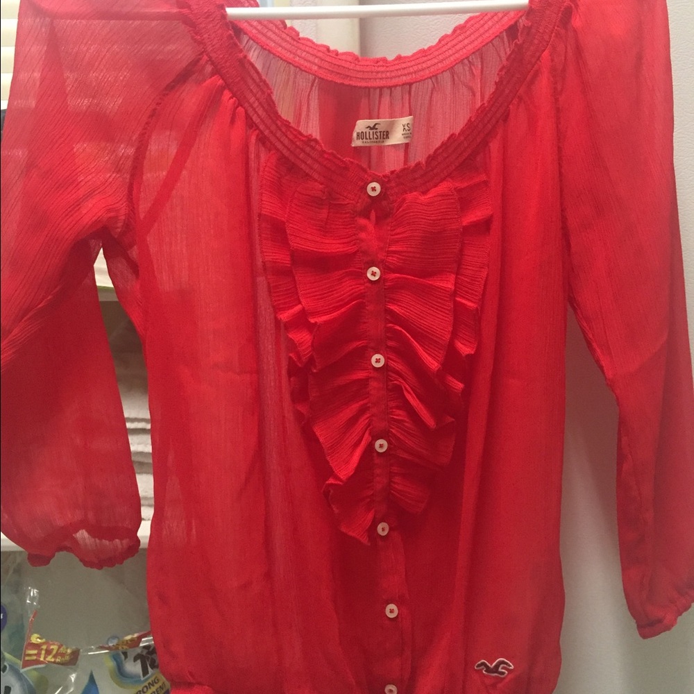 Hollister tops (2). $10 for both