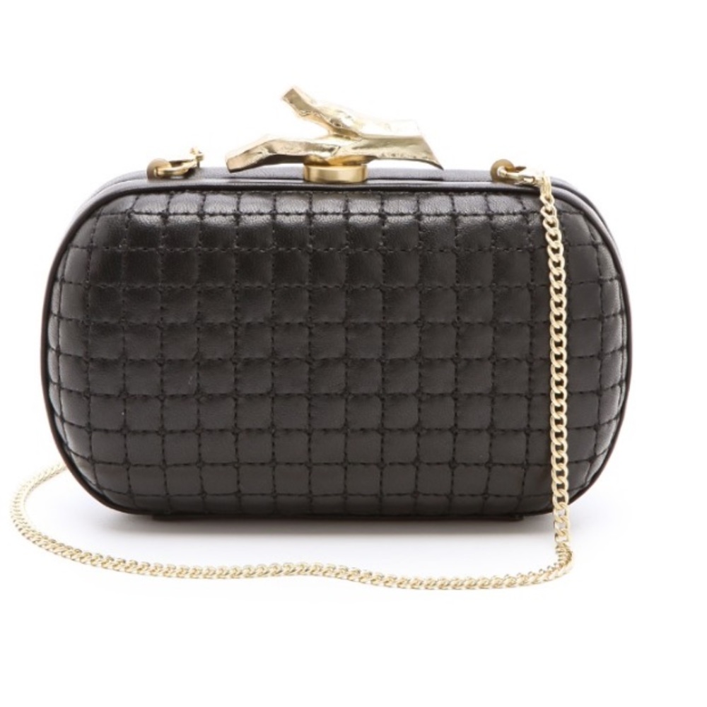 Diane Von Furstenberg Lytton quilted clutch