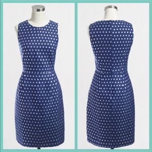 J Crew Shimmer Dot Dress