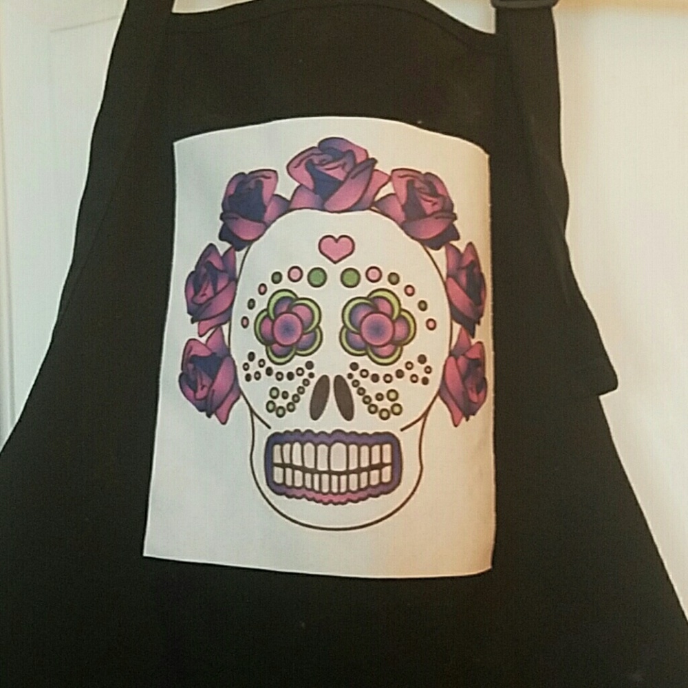 Sugar skull apron