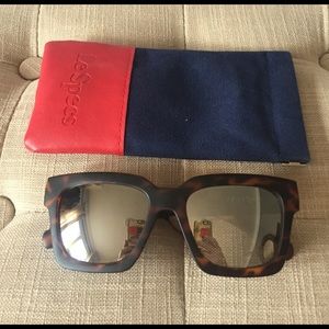 Le Specs weekend riot mirrored sunglasses
