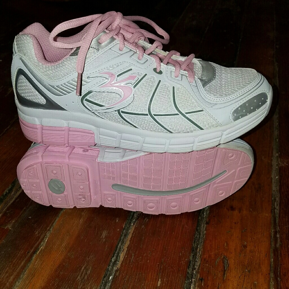 Pink sneakers