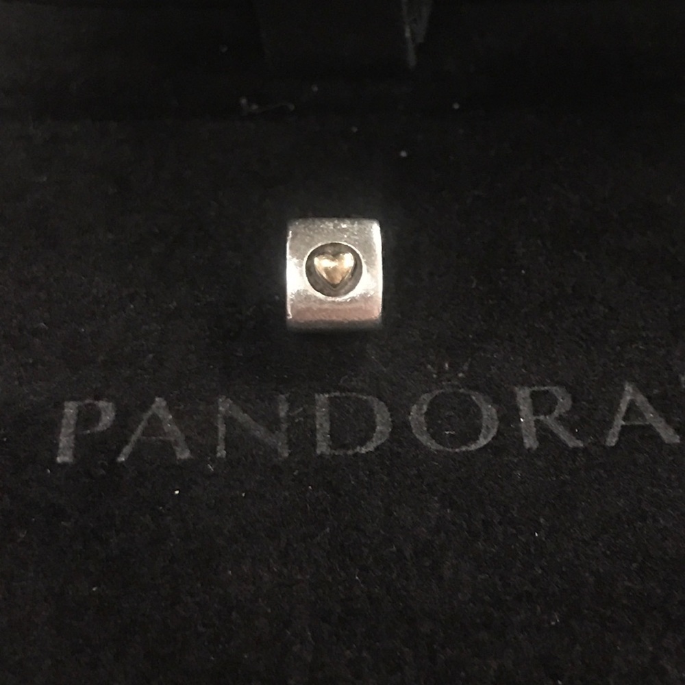 Authentic Retired Pandora Heart of Gold Charm