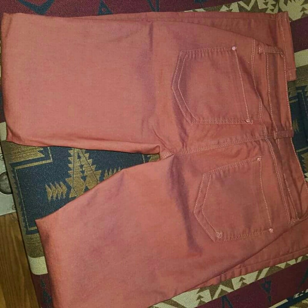 Indigo rein burnt orange skinnys