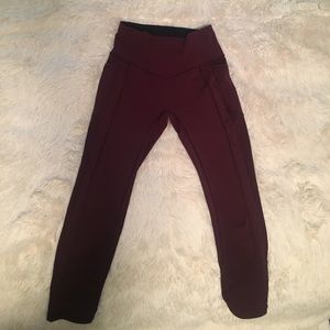 purple lululemon leggings