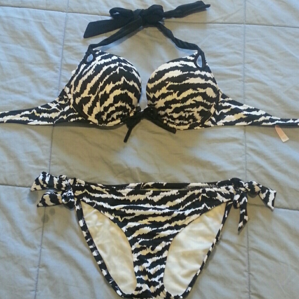 Victoria's secret zebra bikini