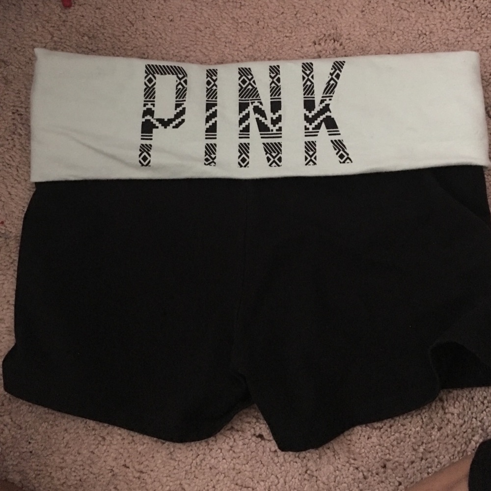 Pink Victoria's Secret Yoga Shorts