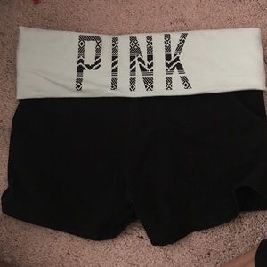 Pink Victoria's Secret Yoga Shorts