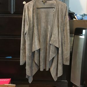 Faux  suede jacket