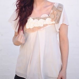 Blushing Anthropologie Top