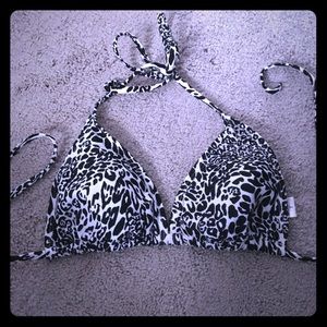 Old navy cheetah print bikini swimsuit top