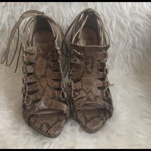 Zara leather sandles