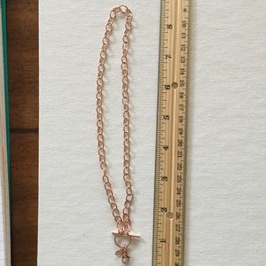 Lot of 3 Rose Gold toggle chain 16" length