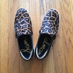 Sam Edelman- Real Dyed Cow Fur Slip On Shoes