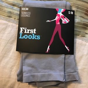 First Looks Seamless Leggings Gray Size S/M 4-8