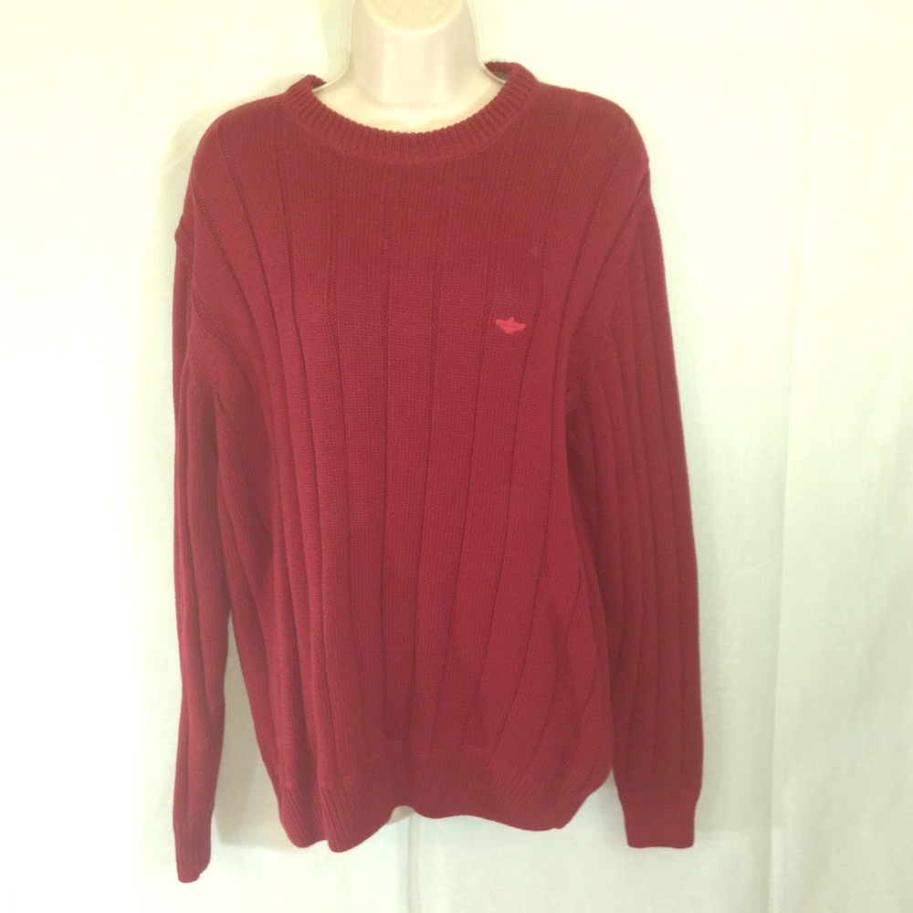 🔥Red Dockers V-Neck Sweater-L🔥 - Picture 1 of 5