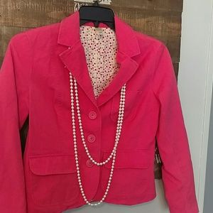 Pink blazer
